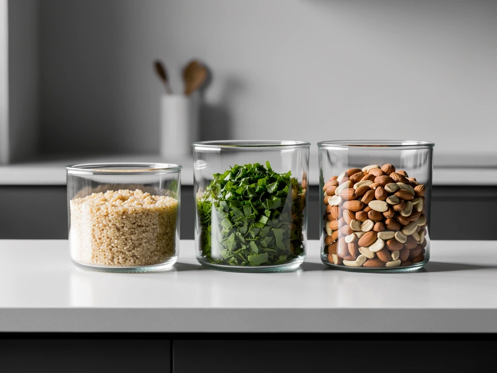 Organized meal prep containers